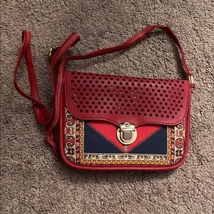 Red and Blue Women's Bag